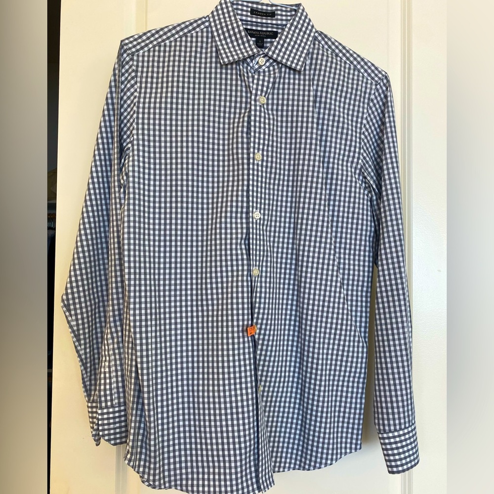 Banana republic Camden fit long sleeve non-iron button up